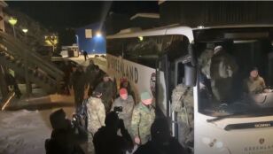 Militares llegando a Groenlandia