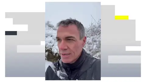 Vídeo: El plan diferente de Sánchez en un fin de semana de nevadas intensas Vídeo: El plan diferente de Sánchez en un fin de semana de nevadas intensas
