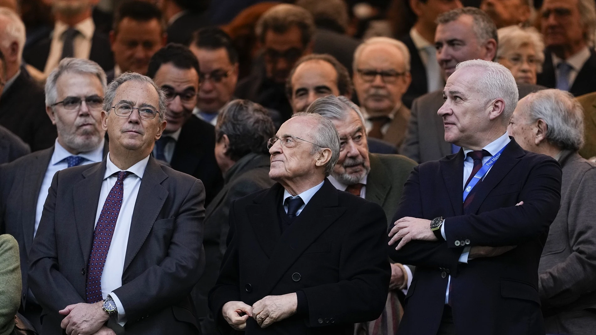 Florentino Pérez durante el Real Madrid-Levante de LaLiga Florentino Pérez durante el Real Madrid-Levante de LaLiga