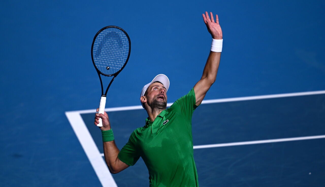 Djokovic en la previa del Open de Australia 2026