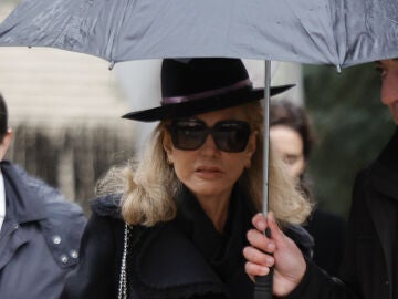 Alicia Koplowitz en en funeral de Irene de Grecia