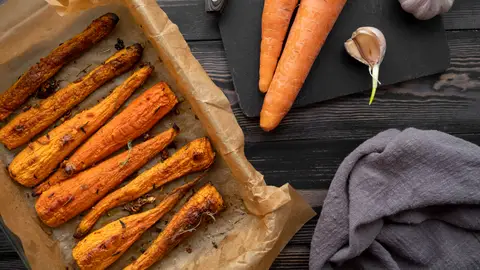 Zanahoria asada Zanahoria asada