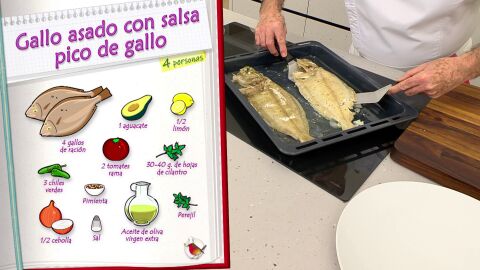 Ingredientes Gallo asado