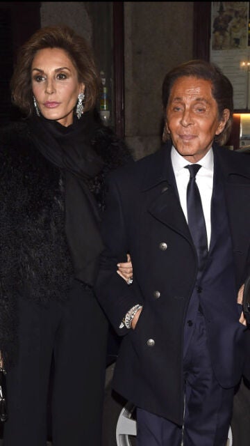 Naty Abascal y su gran amigo, Valentino