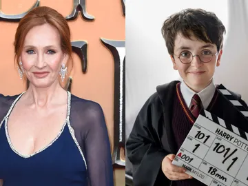 J.K. Rowling y Dominic McLaughlin J.K. Rowling y Dominic McLaughlin