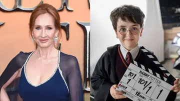 J.K. Rowling y Dominic McLaughlin J.K. Rowling y Dominic McLaughlin