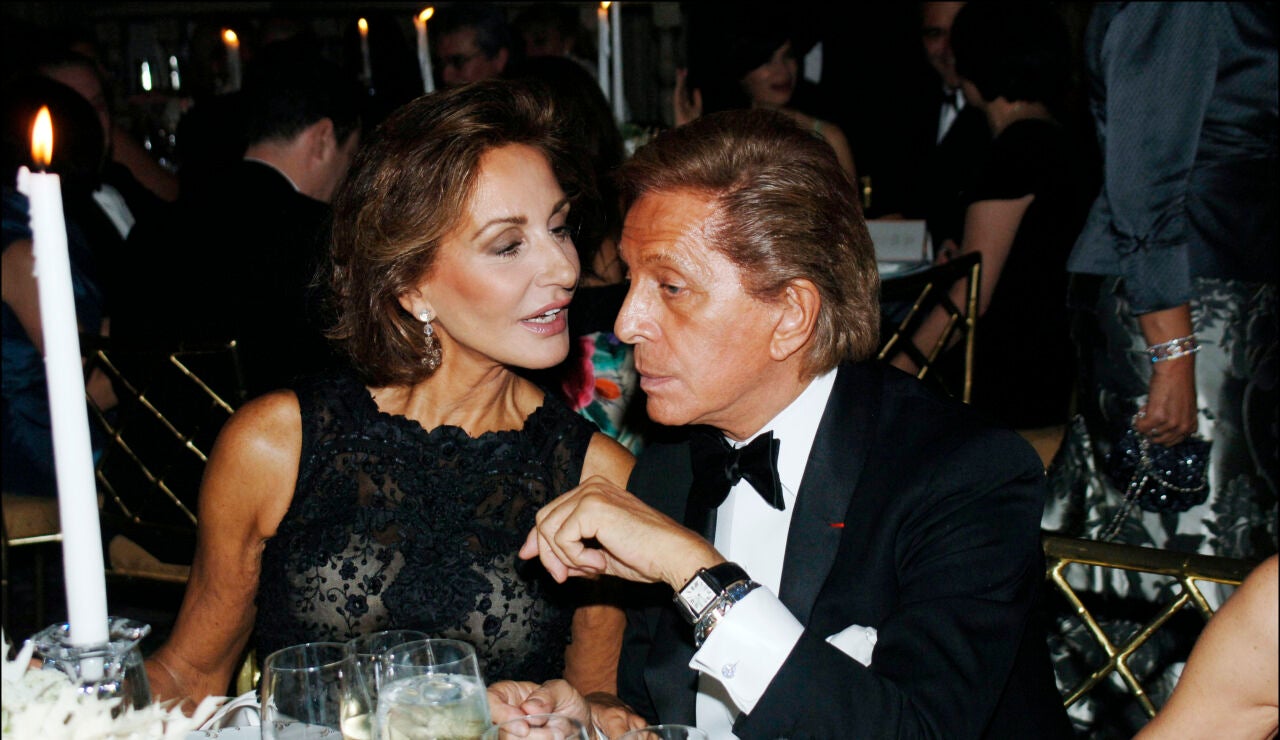 Naty Abascal, con su gran amigo Valentino