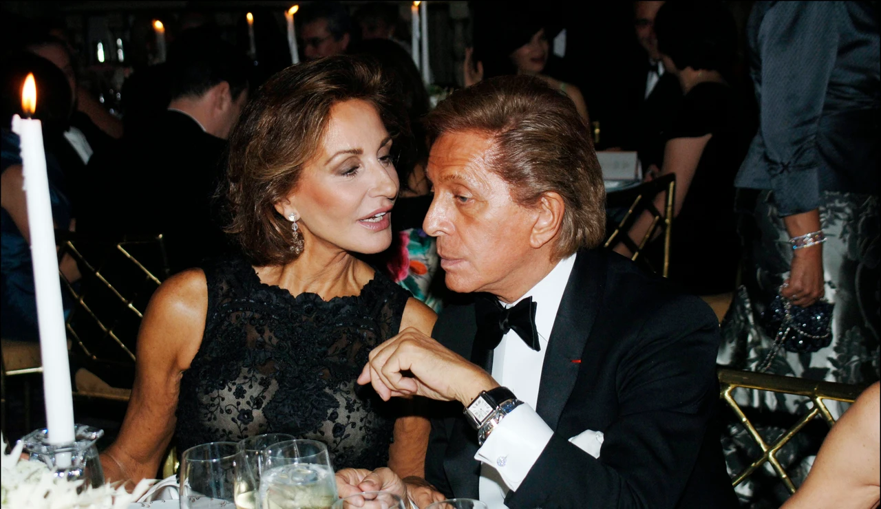 Naty Abascal, con su gran amigo Valentino