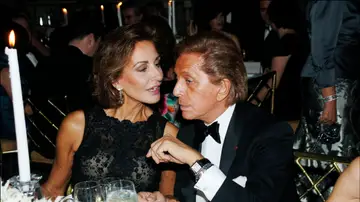 Naty Abascal, con su gran amigo Valentino Naty Abascal, con su gran amigo Valentino