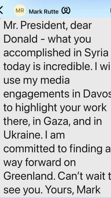 Los mensajes de Rutte a Trump