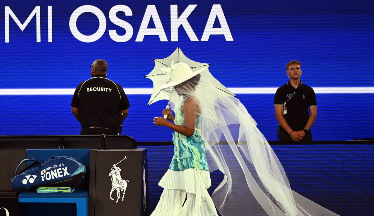 Naomi Osaka, antes de su debut en el Open de Australia ante Antonia Ruzi