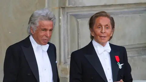 Giancarlo Giammetti y Valentino Giancarlo Giammetti y Valentino