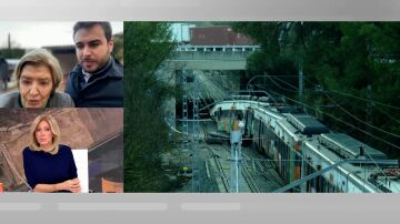 Muere el maquinista de un tren en Girona.