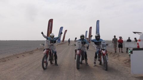 Fran G&oacute;mez Pallas regresa del Dakar como campe&oacute;n en la categor&iacute;a Mission 1000 de moto el&eacute;ctrica
