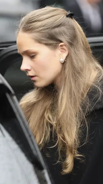 Irene Urdangarin, en el entierro de su tía abuela Irene de Grecia Irene Urdangarin, en el entierro de su tía abuela Irene de Grecia