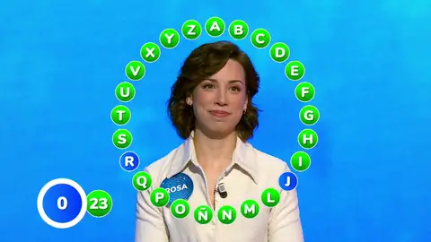 Rosa hace acrobacias en El Rosco, pone el listón en 23 aciertos... ¡y deja a Manu en el alambre! Rosa hace acrobacias en El Rosco, pone el listón en 23 aciertos... ¡y deja a Manu en el alambre!