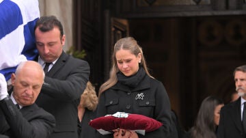 Irene Urdangarin, en el entierro de Irene de Grecia