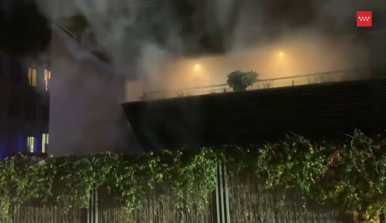 Incendio en Boadilla del Monte