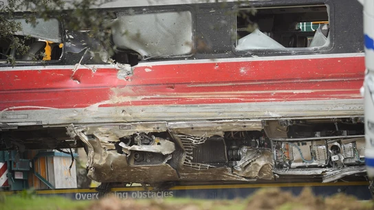 Imagen del tren accidentado en Adamuz Imagen del tren accidentado en Adamuz