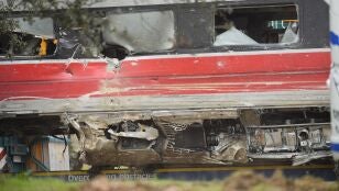 Imagen del tren accidentado en Adamuz