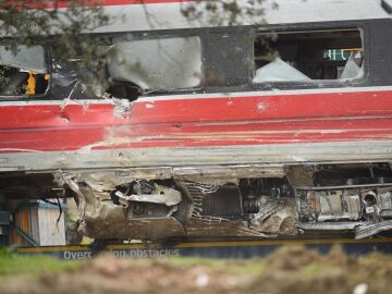Imagen del tren accidentado en Adamuz