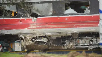 Imagen del tren accidentado en Adamuz Imagen del tren accidentado en Adamuz