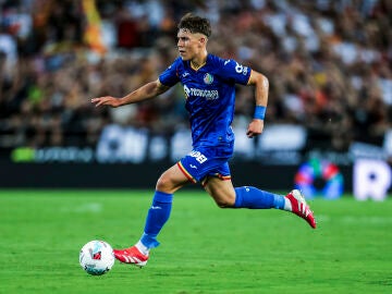 David Cord&oacute;n 'Davinchi', en un partido con el Getafe