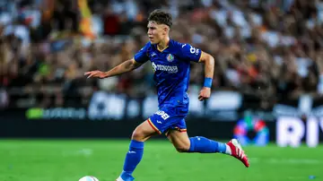 David Cordón 'Davinchi', en un partido con el Getafe David Cordón 'Davinchi', en un partido con el Getafe