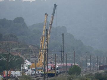 Trabajos de rescate en Adamuz