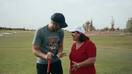 “¡Qué buena soy!”: el increíble pique de Roberto Leal y Mercedes en su reto de golf “¡Qué buena soy!”: el increíble pique de Roberto Leal y Mercedes en su reto de golf