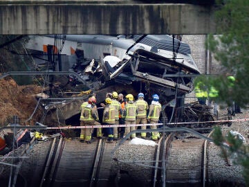 Descarrilamiento en Gelida (Barcelona)