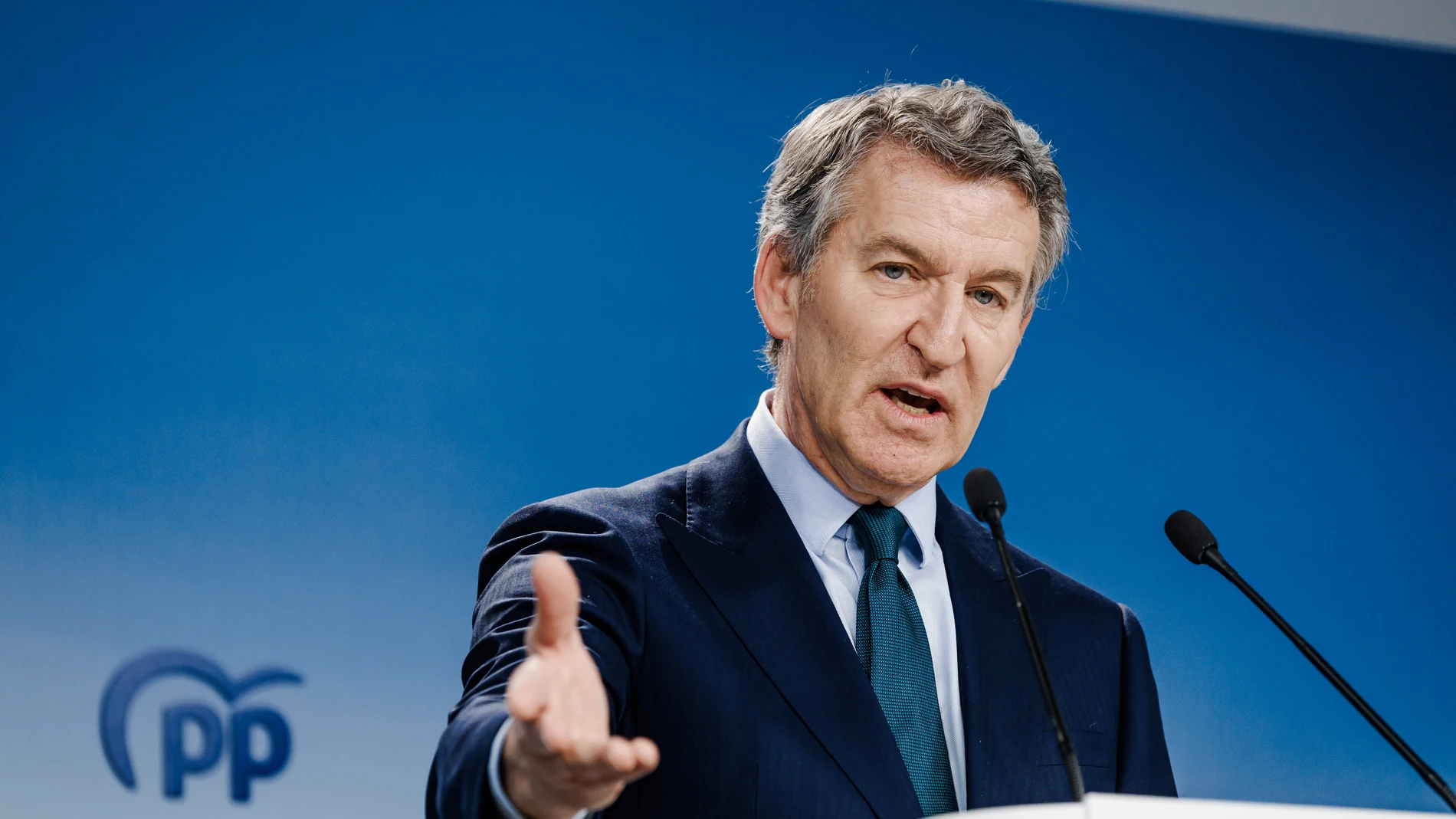 El presidente del Partido Popular, Alberto Núñez Feijóo El presidente del Partido Popular, Alberto Núñez Feijóo