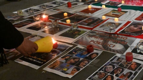 January 20, 2026, Florence, Italia, Italy: Rally for freedom and democracy in Iran, promoted by ANPI, ARCI, and Ammistiy International. Florence, Italy 20 January 2026 Europa Press/Contacto/Aleandro Biagianti 20/01/2026 ONLY FOR USE IN SPAIN