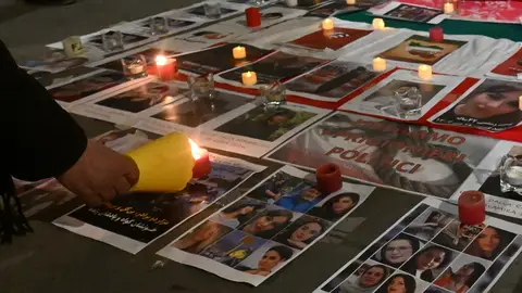 Irán confirma la muerte de más de 3.000 personas en las protestas pero las atribuye a "incidentes terroristas" January 20, 2026, Florence, Italia, Italy: Rally for freedom and democracy in Iran, promoted by ANPI, ARCI, and Ammistiy International. Florence, Italy 20 January 2026 Europa Press/Contacto/Aleandro Biagianti 20/01/2026 ONLY FOR USE IN SPAIN