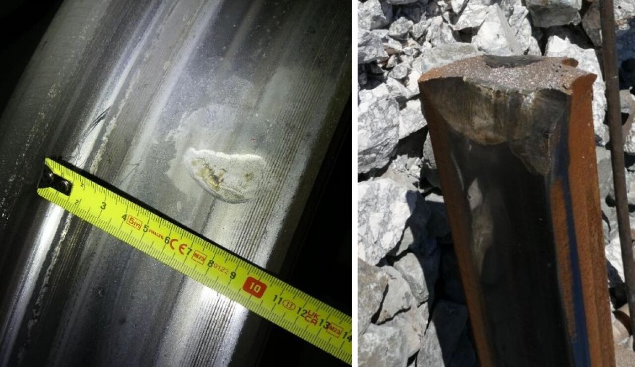 Im&aacute;genes del primer informe oficial sobre el accidente de trenes en Adamuz