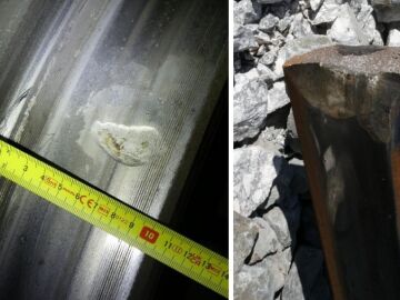 Im&aacute;genes del primer informe oficial sobre el accidente de trenes en Adamuz