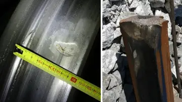 Imágenes del primer informe oficial sobre el accidente de trenes en Adamuz Imágenes del primer informe oficial sobre el accidente de trenes en Adamuz