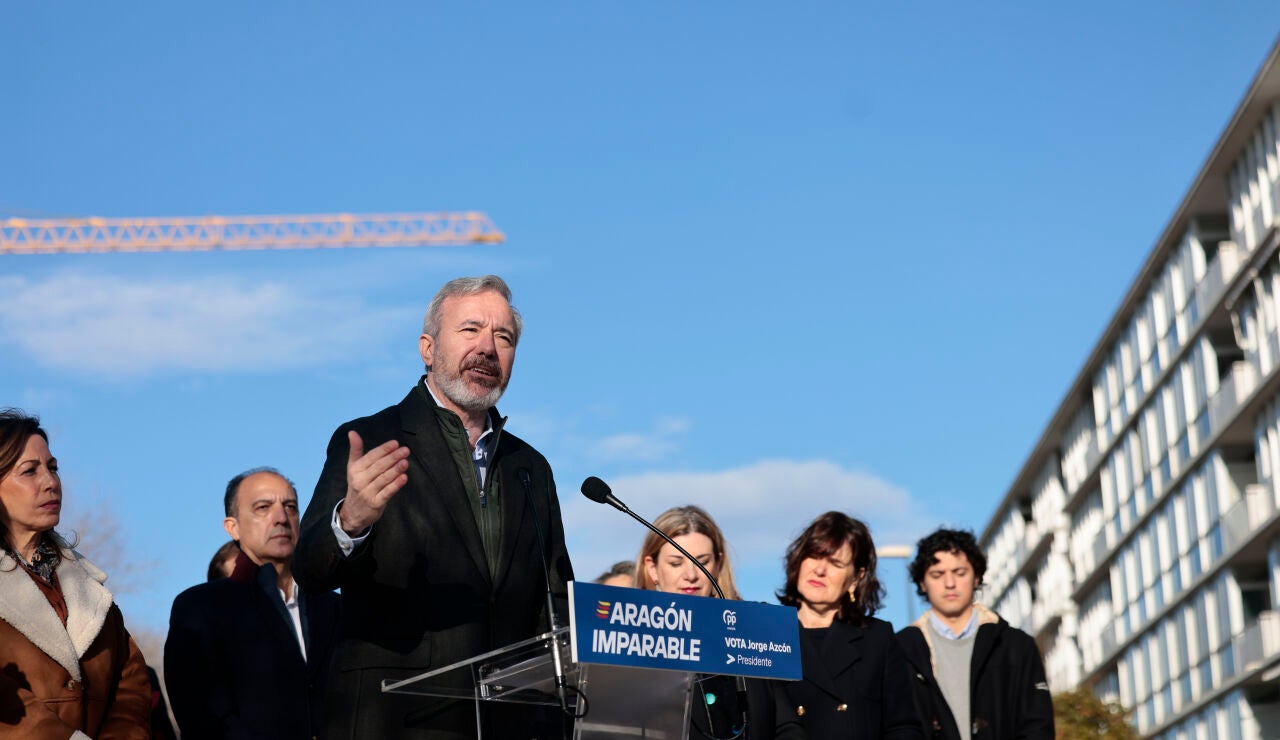 El presidente de Arag&oacute;n, Jorge Azc&oacute;n