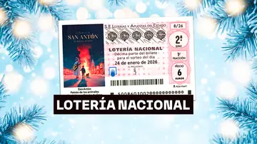 Sorteo Lotería Nacional: Comprobar décimo de hoy sábado 24 de enero, en directo Sorteo Lotería Nacional: Comprobar décimo de hoy sábado 24 de enero, en directo