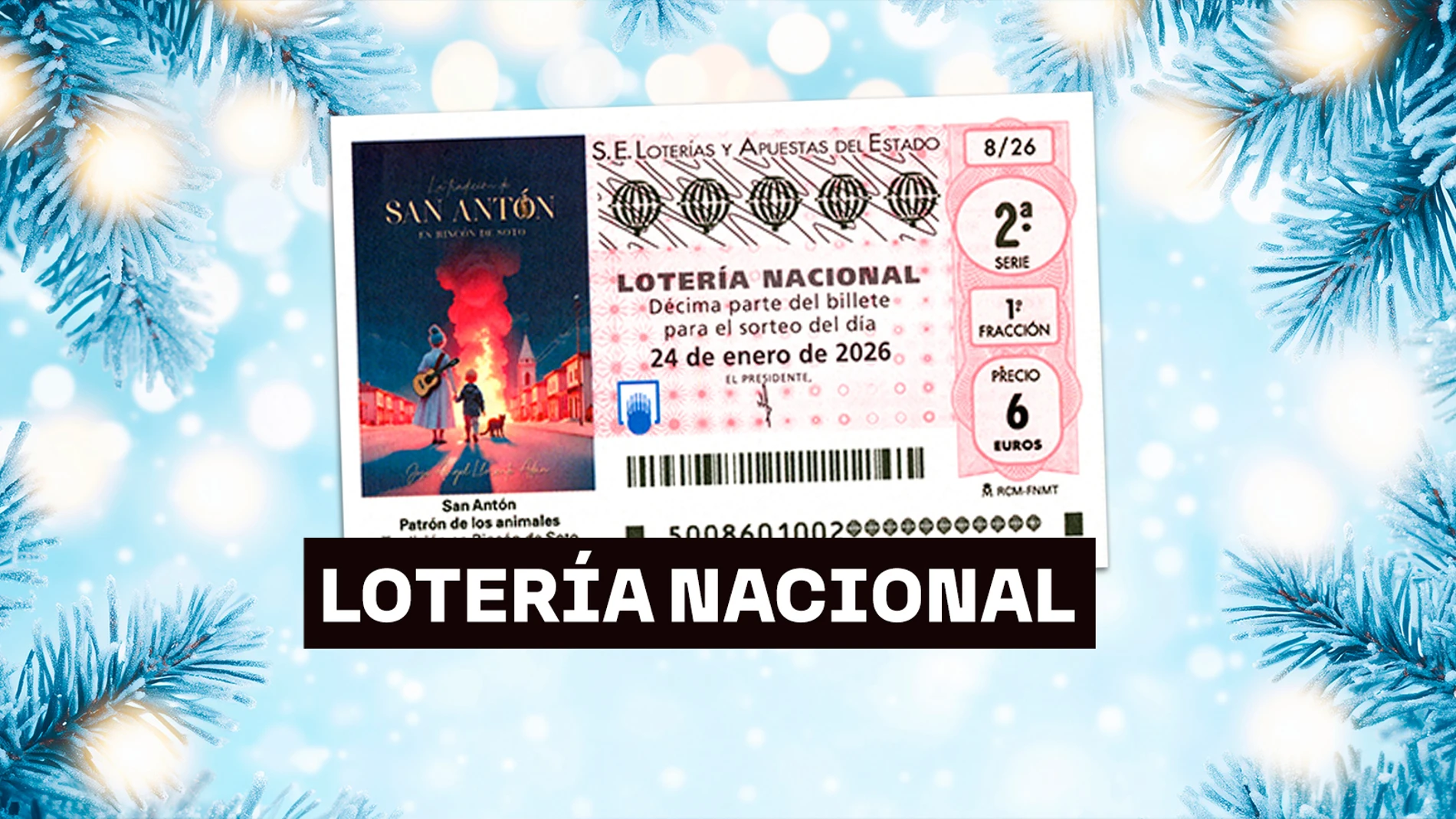 Sorteo Lotería Nacional: Comprobar décimo de hoy sábado 24 de enero, en directo Sorteo Lotería Nacional: Comprobar décimo de hoy sábado 24 de enero, en directo