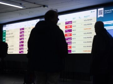 Imagen de archivo de una pantalla de informaci&oacute;n