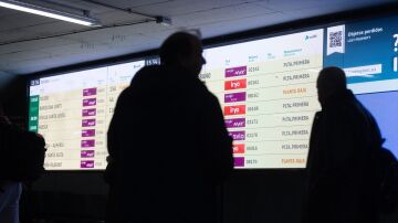 Imagen de archivo de una pantalla de informaci&oacute;n