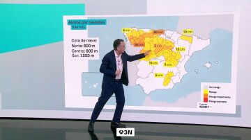 Roberto Brasero advierte de los estragos de la borrasca &Iacute;ngrid: "Se recrudece el invierno"