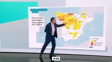 Roberto Brasero advierte de los estragos de la borrasca Íngrid: "Se recrudece el invierno" Roberto Brasero advierte de los estragos de la borrasca Íngrid: "Se recrudece el invierno"