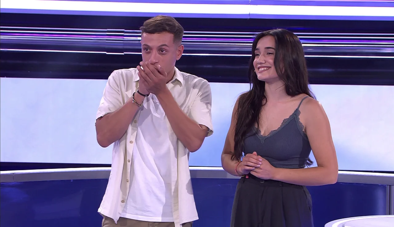 Omar y Miriam, concursantes de Atrapa un millón