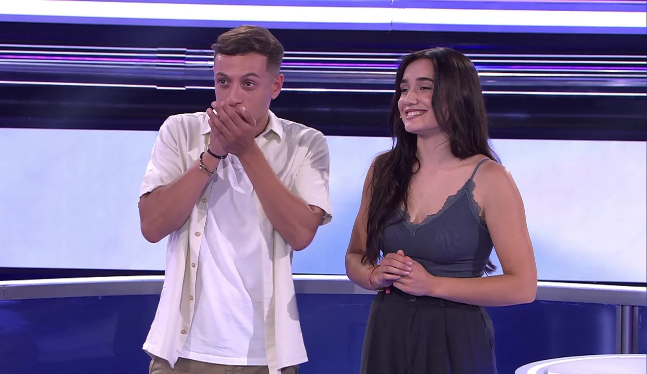 Omar y Miriam, concursantes de Atrapa un millón