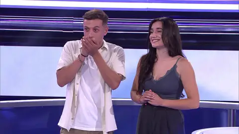 Omar y Miriam, concursantes de Atrapa un millón Omar y Miriam, concursantes de Atrapa un millón