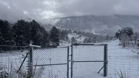 La borrasca deja nevadas en Riópar, Albacete La borrasca deja nevadas en Riópar, Albacete