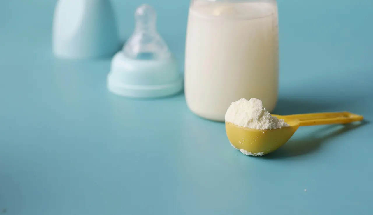 Imagen de archivo de leche en polvo.