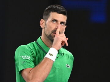Novak Djokovic en el Open de Australia 2026